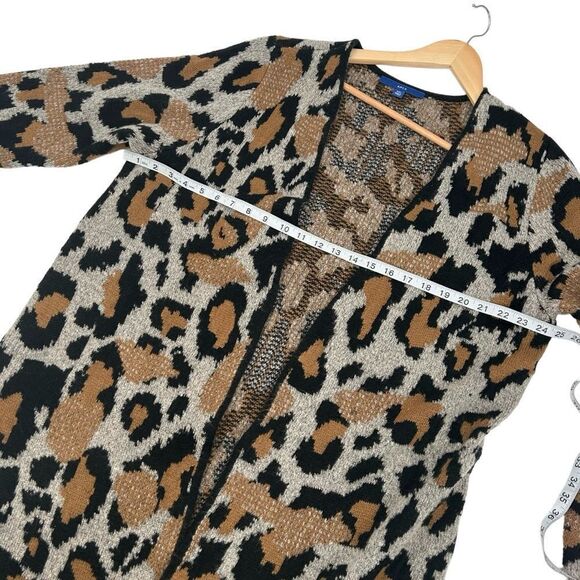 Apt. 9 leopard print coatigan open cardigan sweater size xxl - Picture 5 of 8